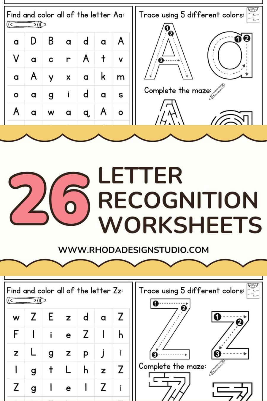 Free Printable Letter Recognition Worksheets - Alphabet Recognition Worksheet Missing Letter Worksheets, Activity