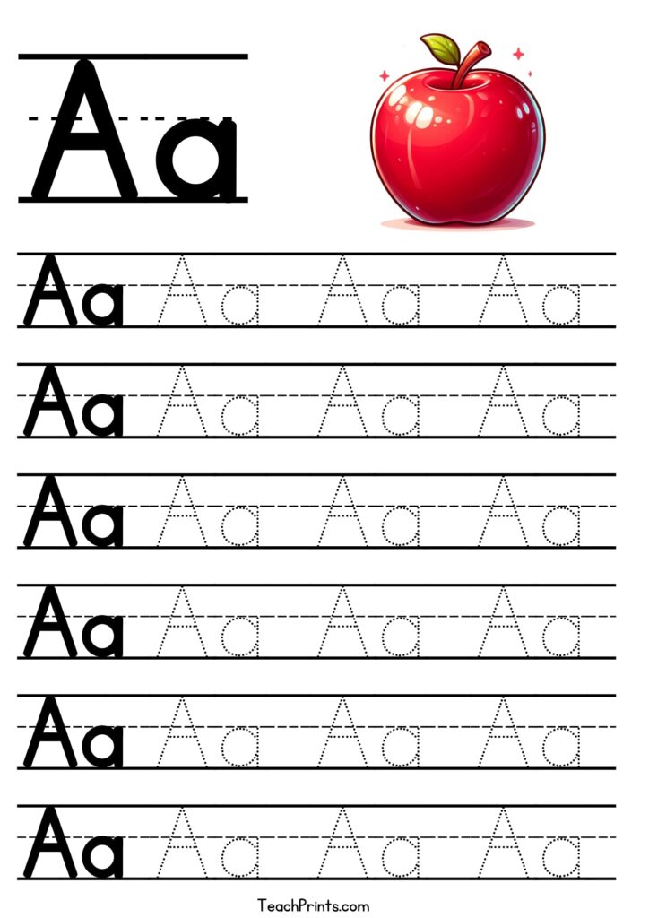 Free Printable Letter Tracing Worksheet