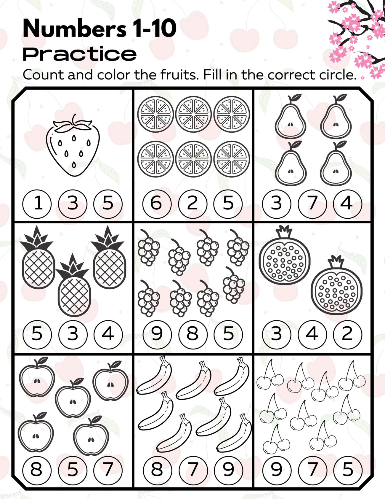 Free Printable Math Sheets For Preschoolers - Free Math Worksheets Kindergarten Printable – Fun! - Printables for ...