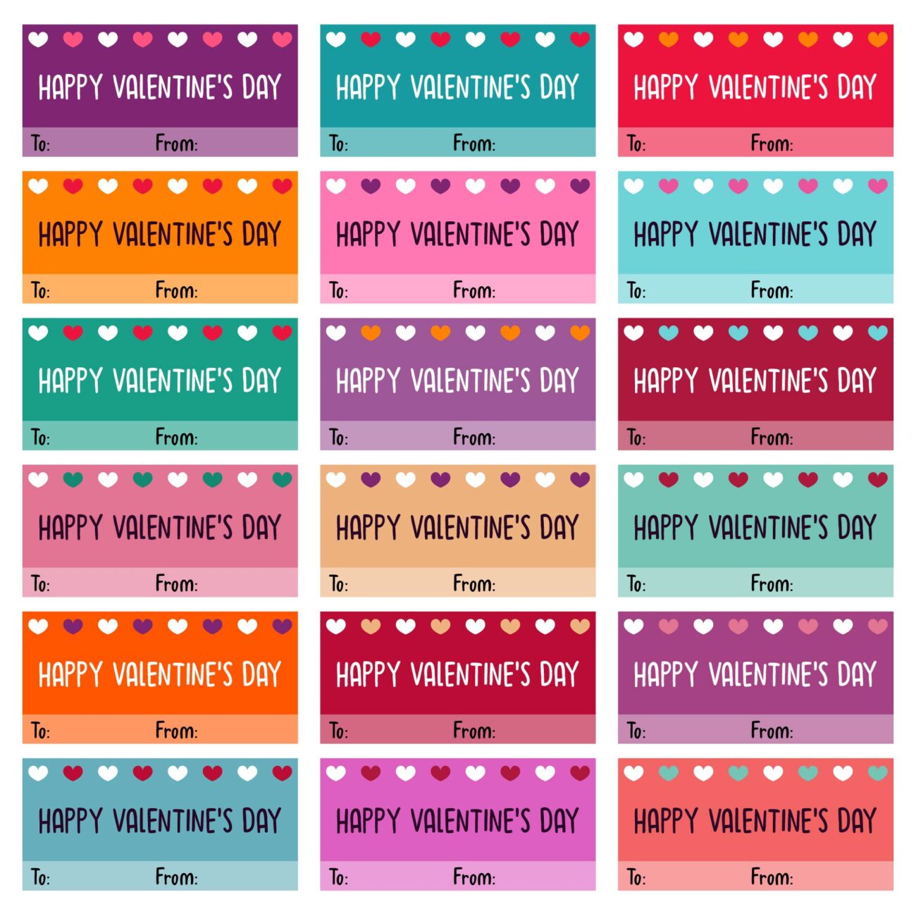 Free Printable Mini Valentine Cards - Mini Valentine Cards - 18 Free PDF Printables | Printablee