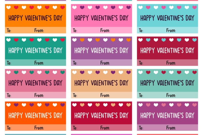 Free Printable Mini Valentine Cards
