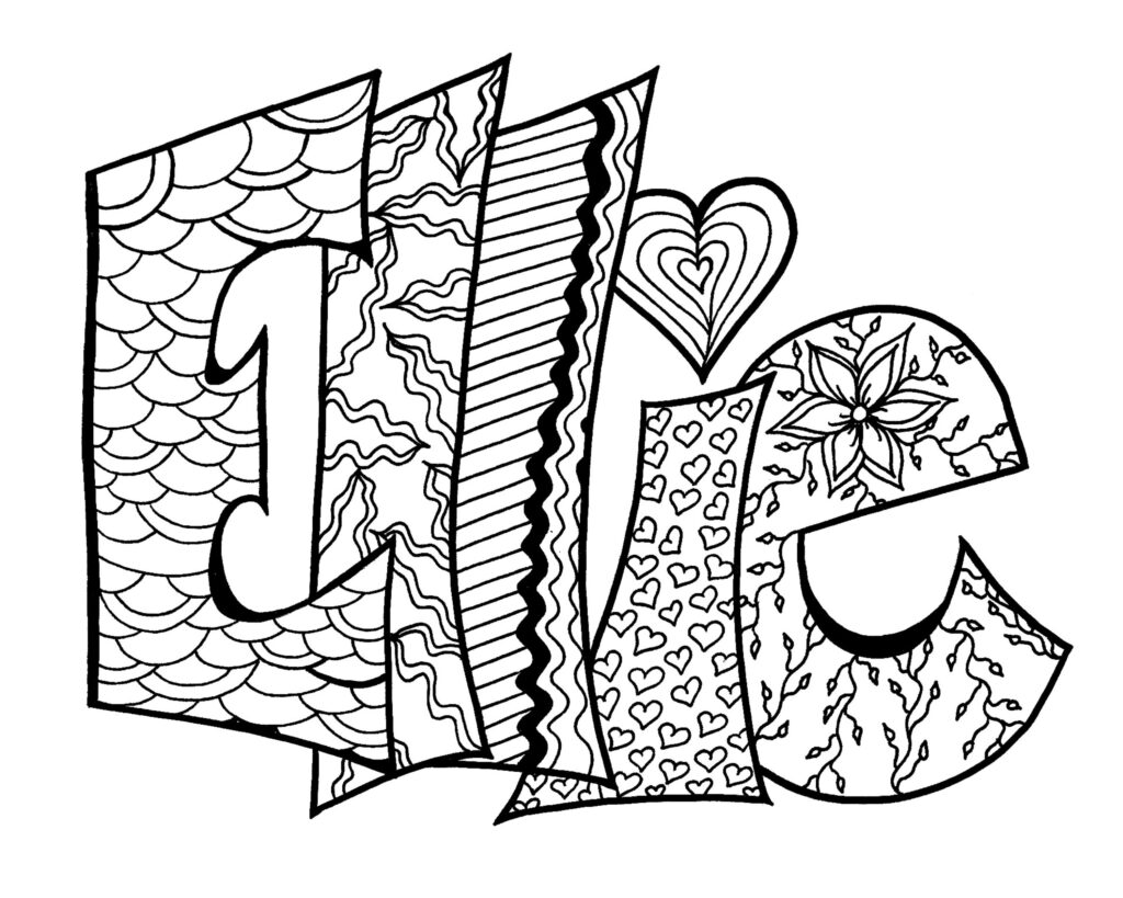 Free Printable Name Coloring Pages at GetDrawings | Free download
