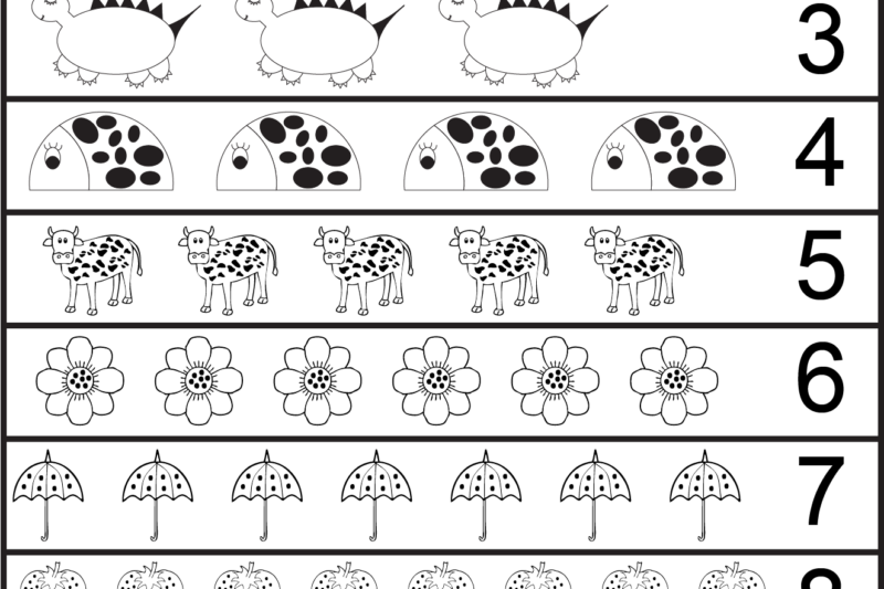 Free Printable Number Worksheets For Preschoolers