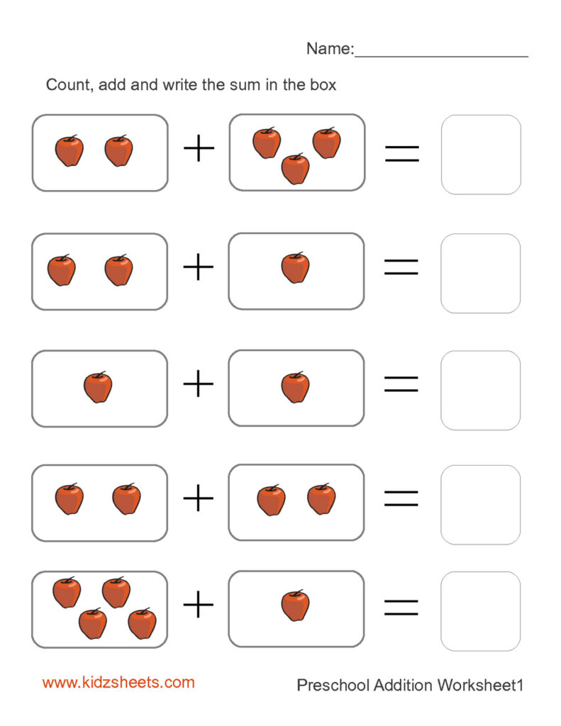 Free Printable Pre K Math Worksheets - Printable Worksheets