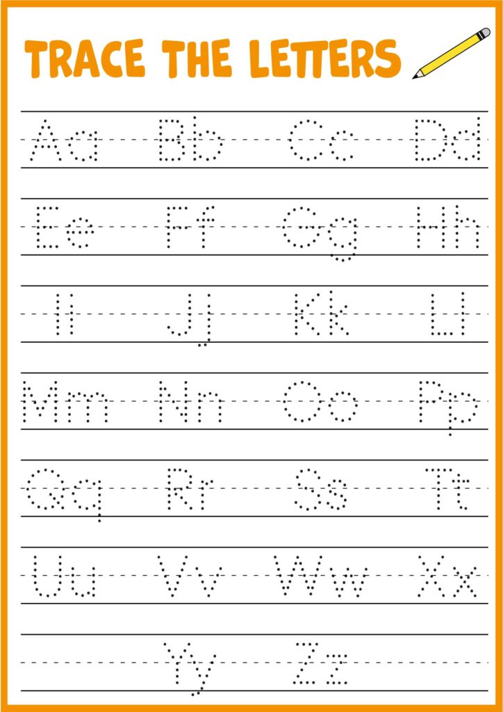 Free Printable Preschool Worksheets Tracing Letters featuring dotted letters for tracing practice