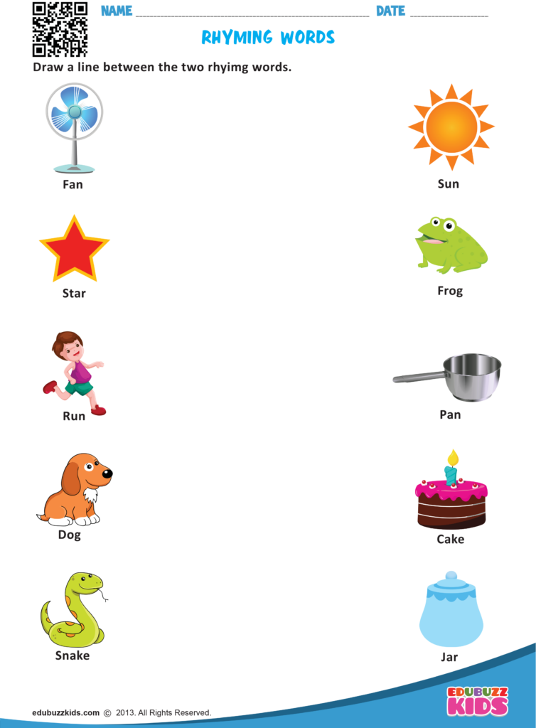 Free Printable Rhyming Words For Kindergarten – Templates Printable Free Printable Rhyming Words For Kindergarten - Templates Printable