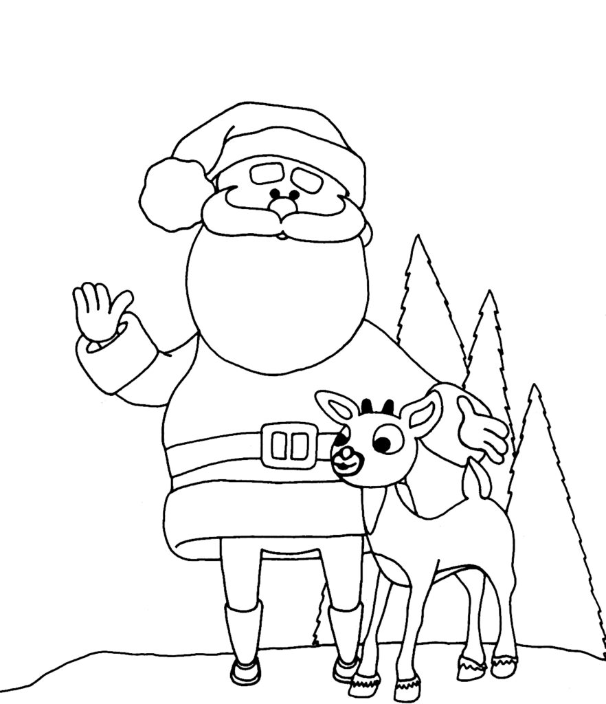 Free Printable Santa Claus Coloring Pages For Kids Free Printable Santa Claus Coloring Pages For Kids