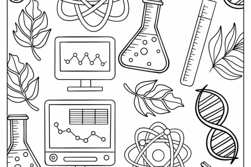 Free Printable Science Coloring Pages