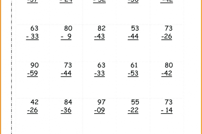 Free Printable Second Grade Math Worksheets