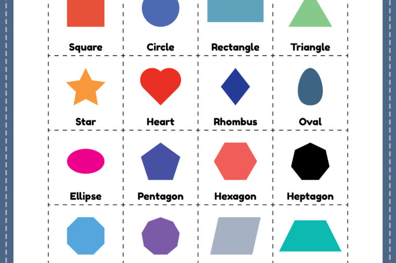 Free Printable Shapes For Preschoolers