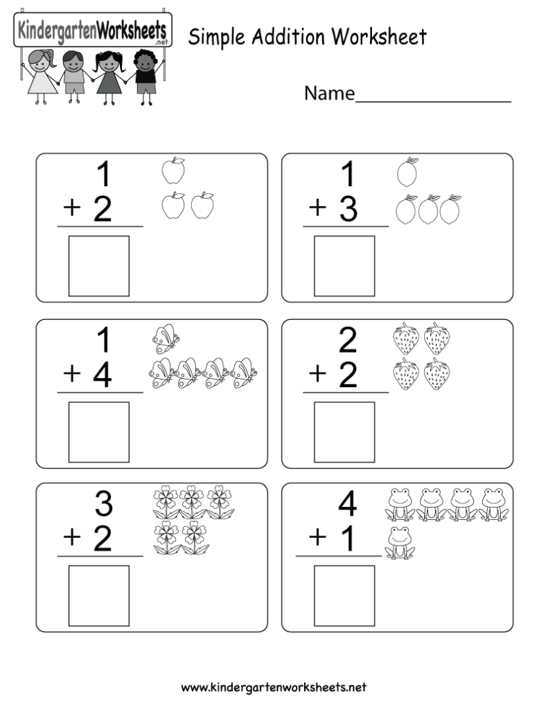 Free Printable Simple Addition Worksheets - Google Calendar Alternatives