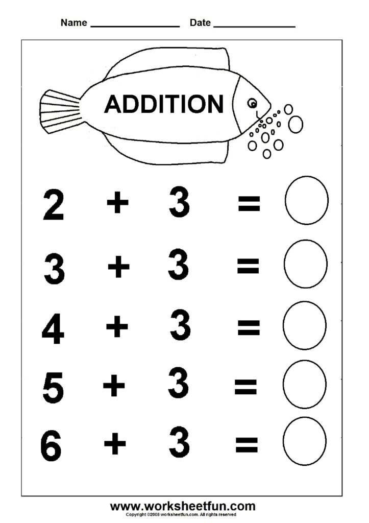 Free Printable Simple Math Worksheets - Printable Worksheets