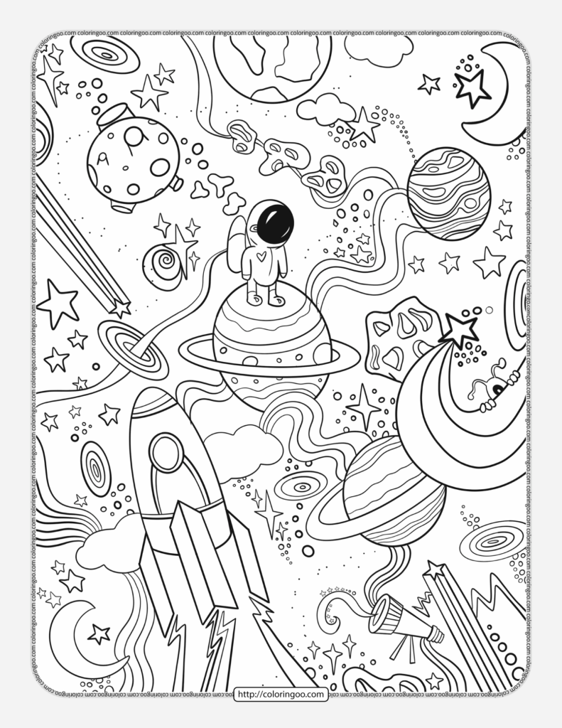 Free Printable Space Coloring Sheets – Fun for Kids! – Printables for … Free Printable Space Coloring Sheets – Fun for Kids! - Printables for ...