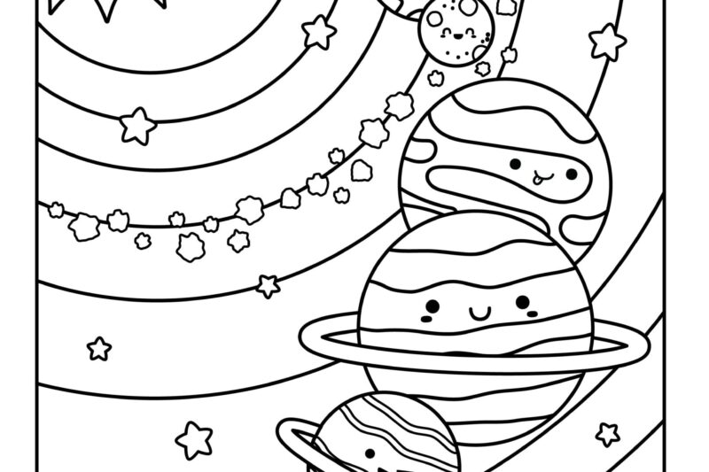 Free Printable Space Colouring Pages