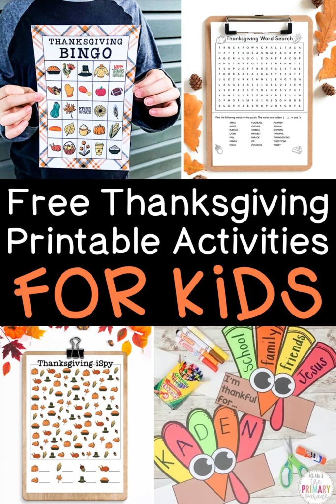 Free printable thanksgiving activities for kids – Artofit Free printable thanksgiving activities for kids – Artofit