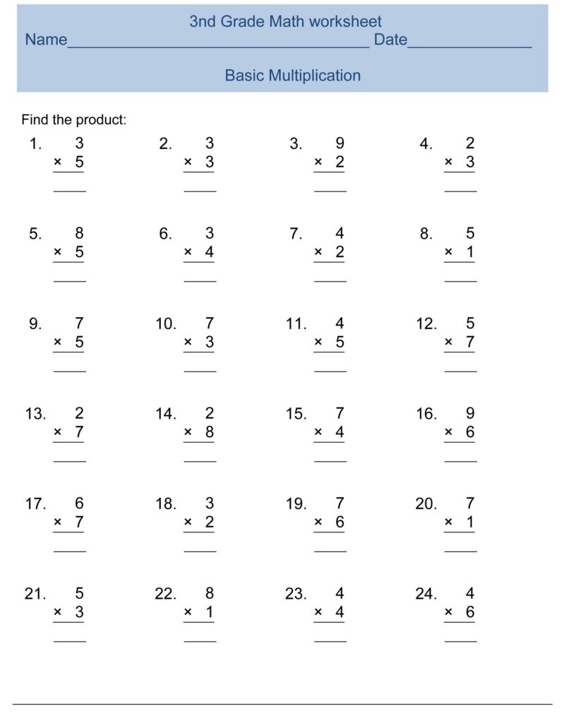Free Printable Third Grade Math Worksheets – 3rd Grade Math Worksheets | Third Grade Math Worksheets & Math … Free Printable Third Grade Math Worksheets - 3rd Grade Math Worksheets | Third Grade Math Worksheets & Math ...