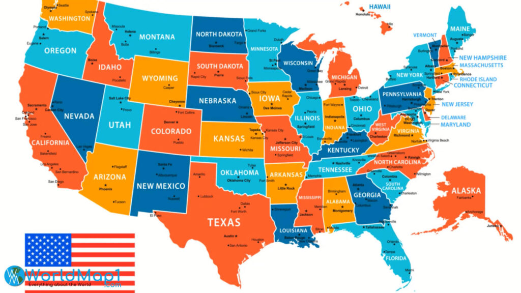 Free Printable USA Map: Download & Print Now! - Printables for Everyone