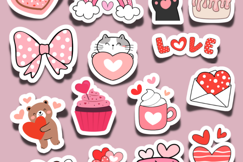 Free Printable Valentine Stickers Printable