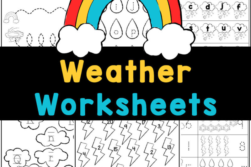 Free Printable Weather Worksheets For Kindergarten