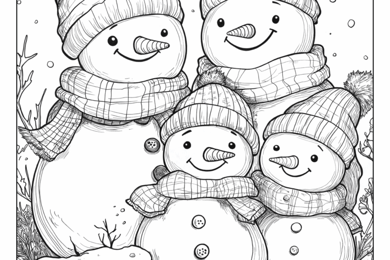 Free Printable Winter Color Pages