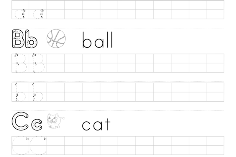 Free Printable Writing Worksheet For Kindergarten