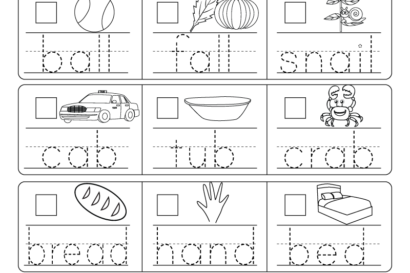 Free Rhyming Worksheets For Kindergarten