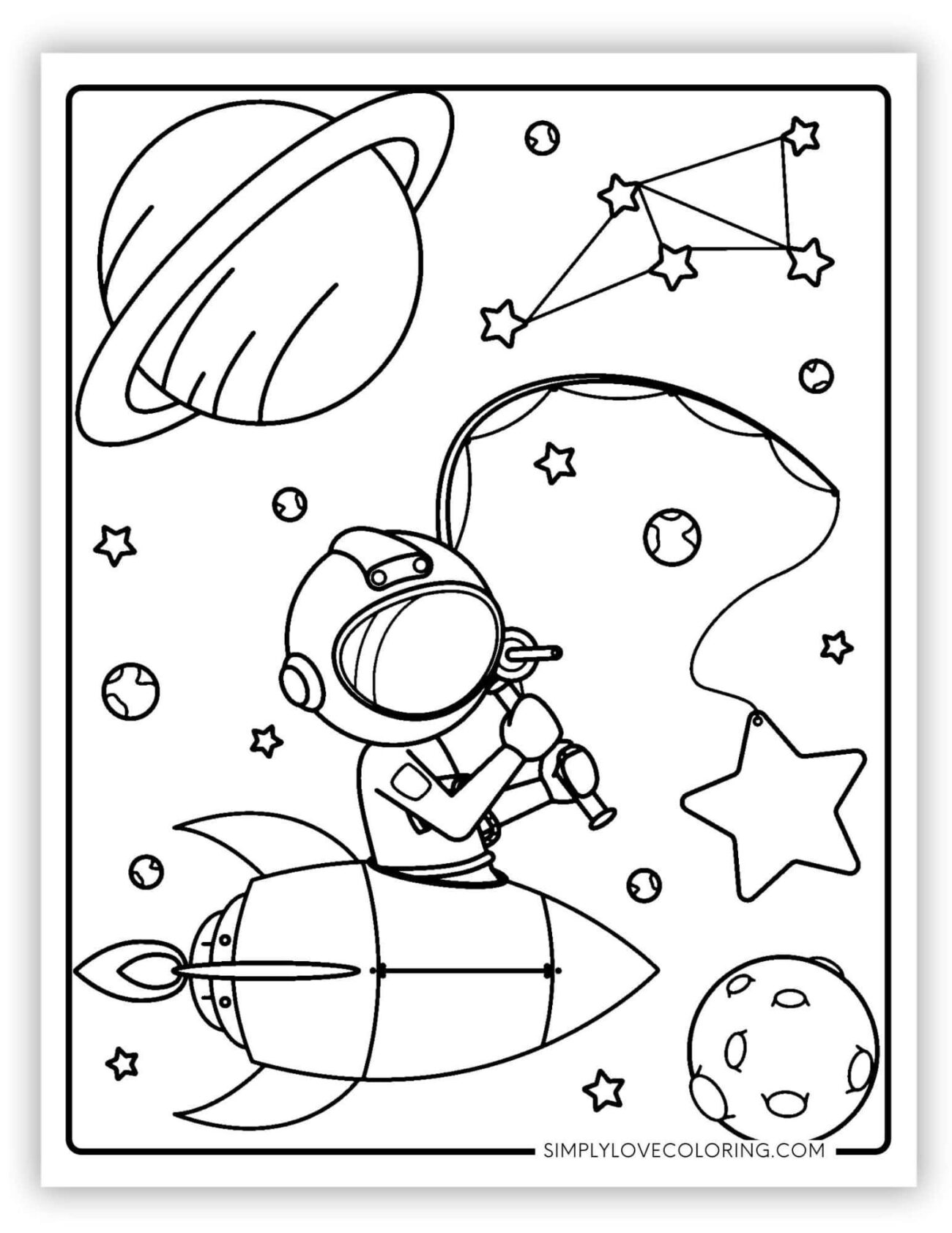 Free Space Printables Coloring Pages - 39 space coloring pages free pdf printables – Artofit