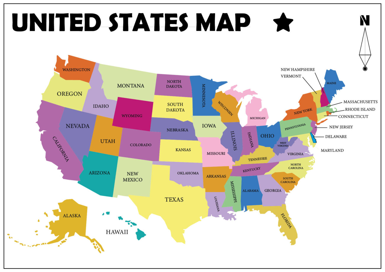 Free United States Map Printable - Large Printable Map Of The United States Printable Us Maps 3242x2315