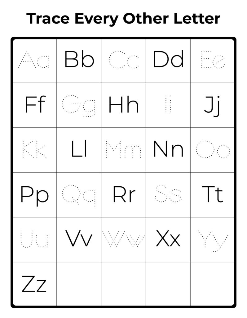 Free Upper And Lower Case Alphabet Letters Printable