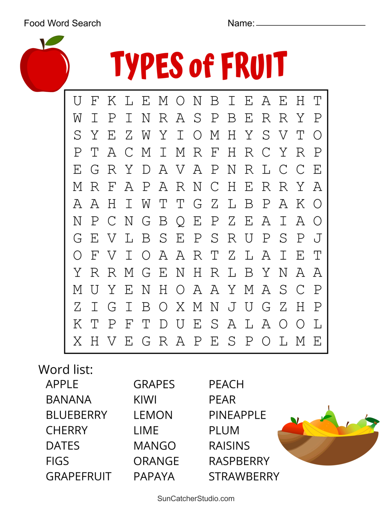 Free Word Search Printable Worksheets - Free Printable Word Search Puzzles for Kids - Cool2bKids - Worksheets ...