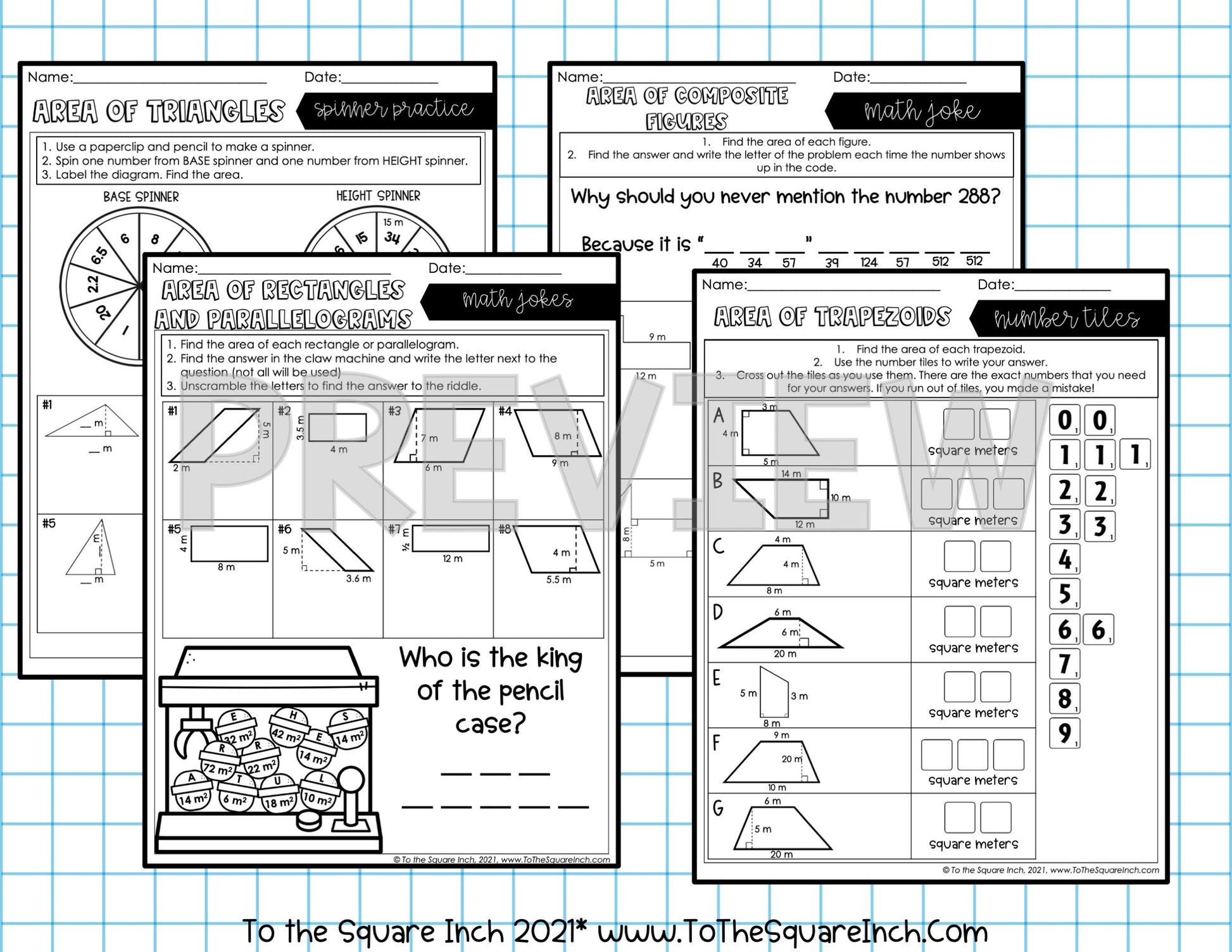 Engaging Fun Activity Worksheets For 6th Graders featuring math problems and puzzles