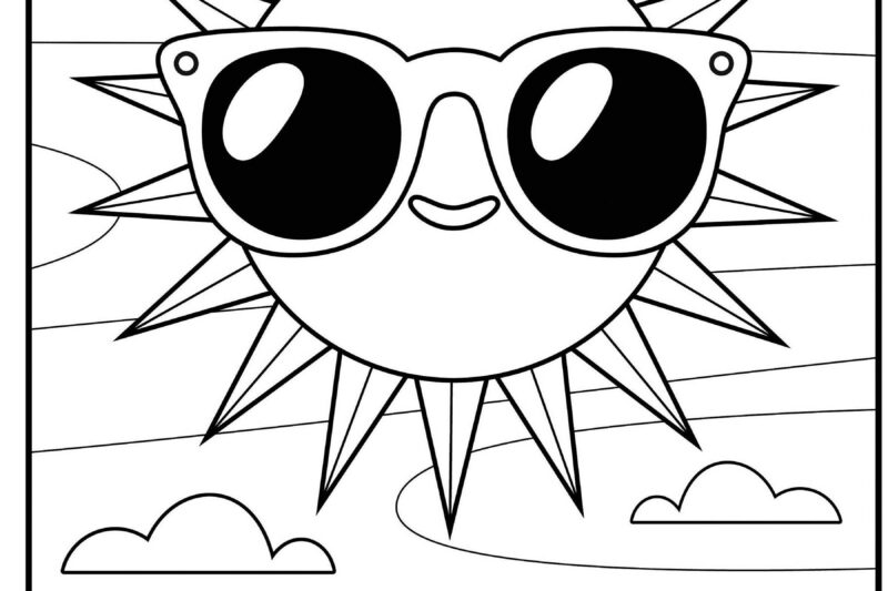 Fun Coloring Pages For Summer