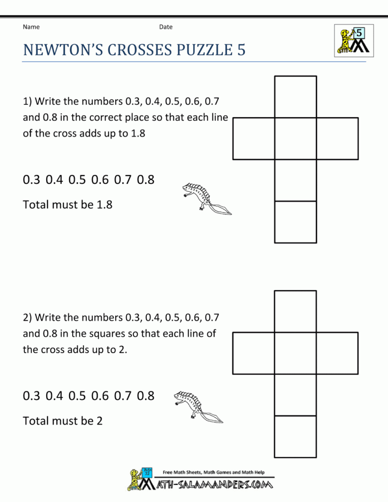 Fun Math Worksheets For 5th Grade – Free Printable Fun Math Worksheets For 5th Grade - Free Printable