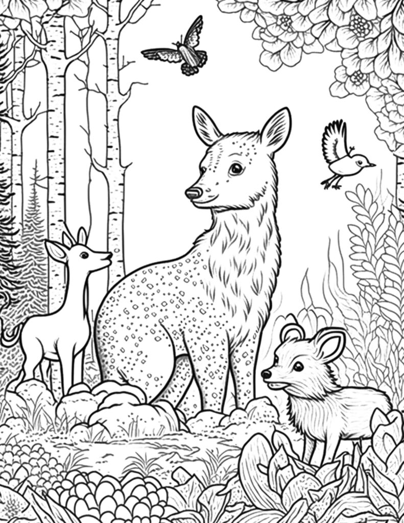 Fun Wild Animals Printable Coloring Pages: Free PDFs! - Printables for ...