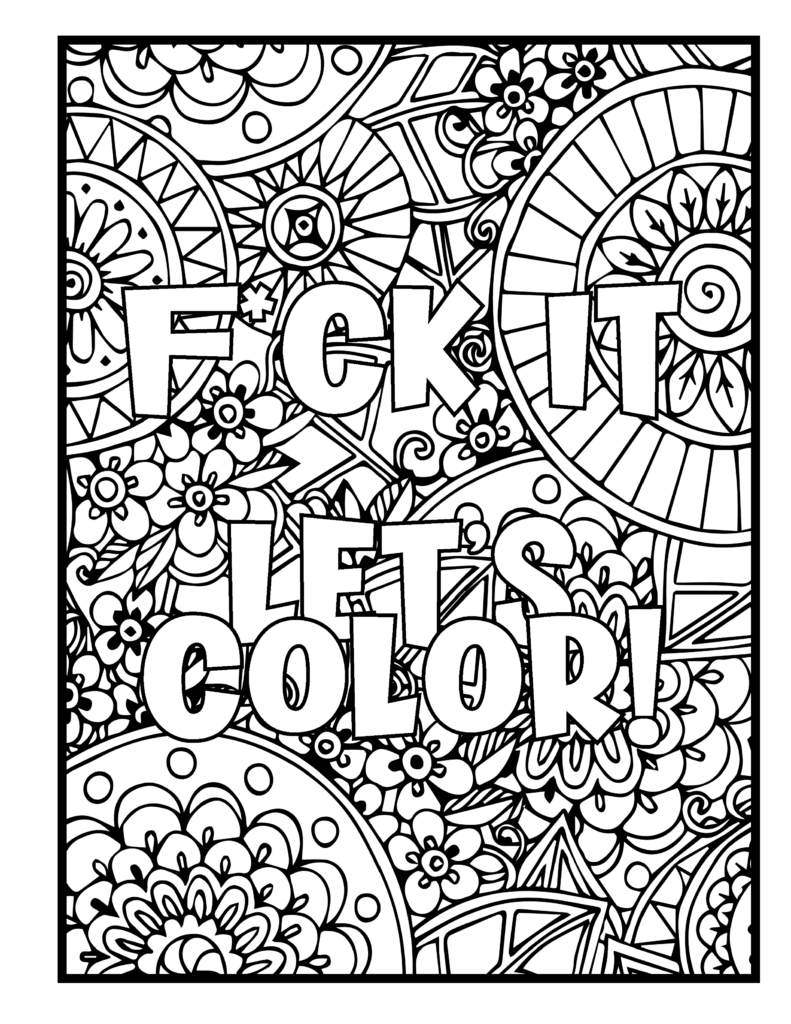 Funny Coloring Pages For Adults Printable [2025]