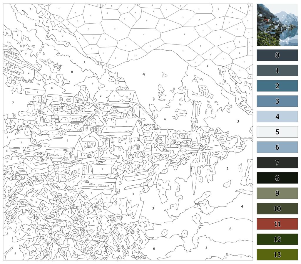 Generate Color Your Way to Relaxation: Advanced Color by Number for ...