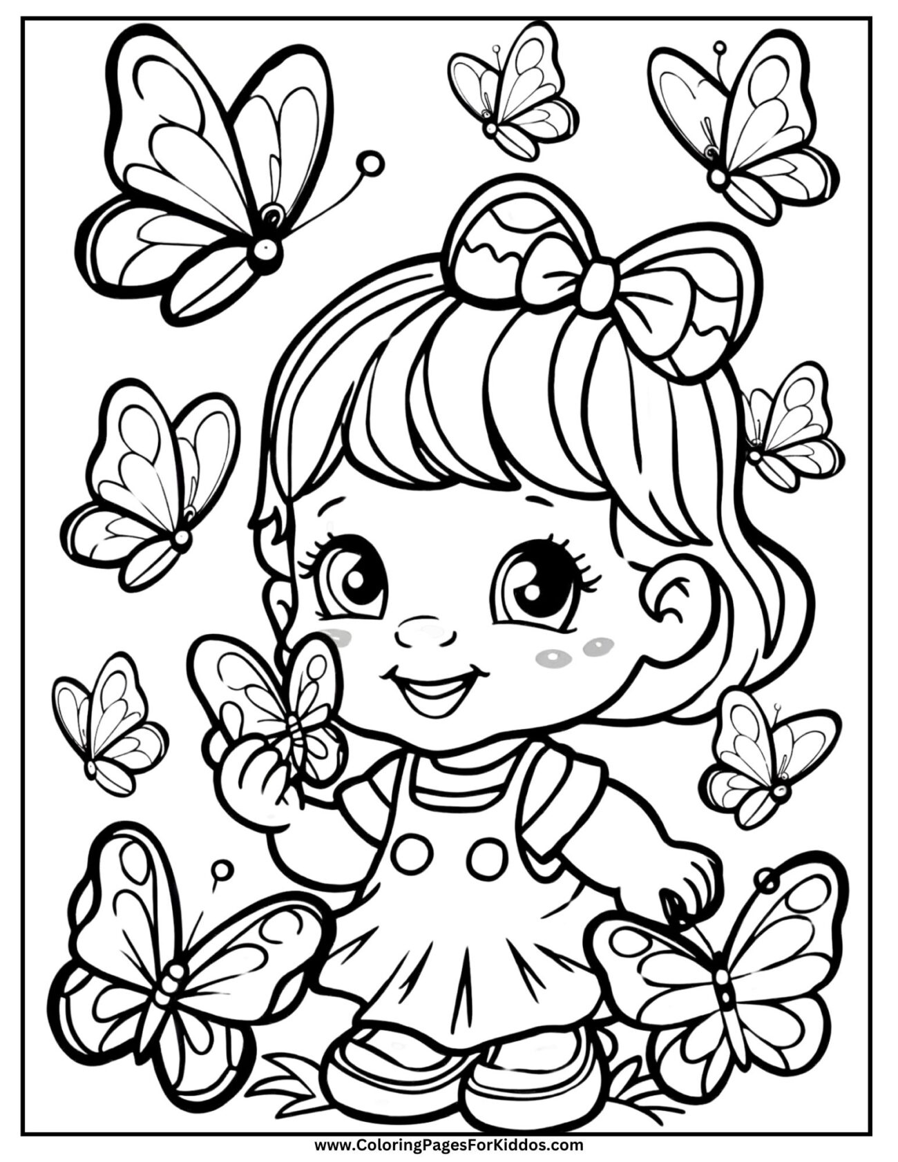 Girl Coloring Pages To Print - Girl Coloring Pages: 10 Free Printable PDF