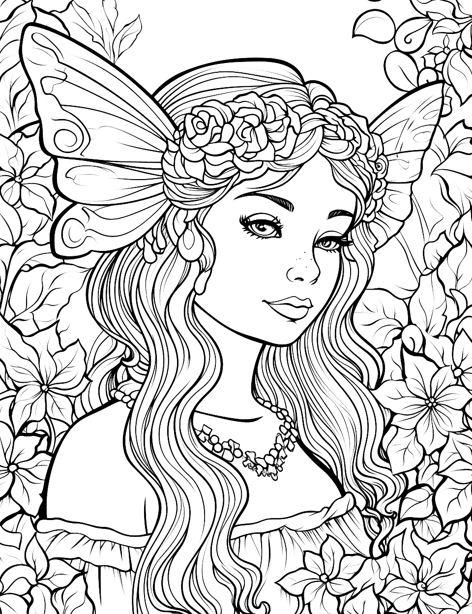 Girly Coloring Pages For Adults - Free Print Coloring Pages For Adults