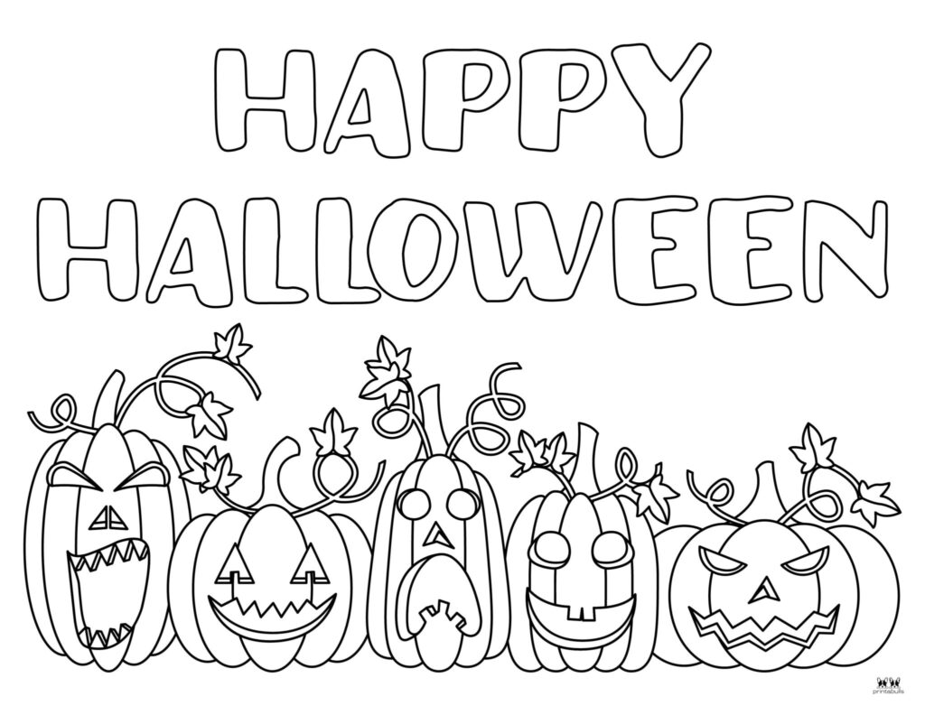 Halloween Coloring Page Printable - Free coloring pages to print