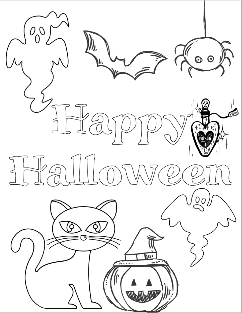 Halloween Coloring Pages Free Printables