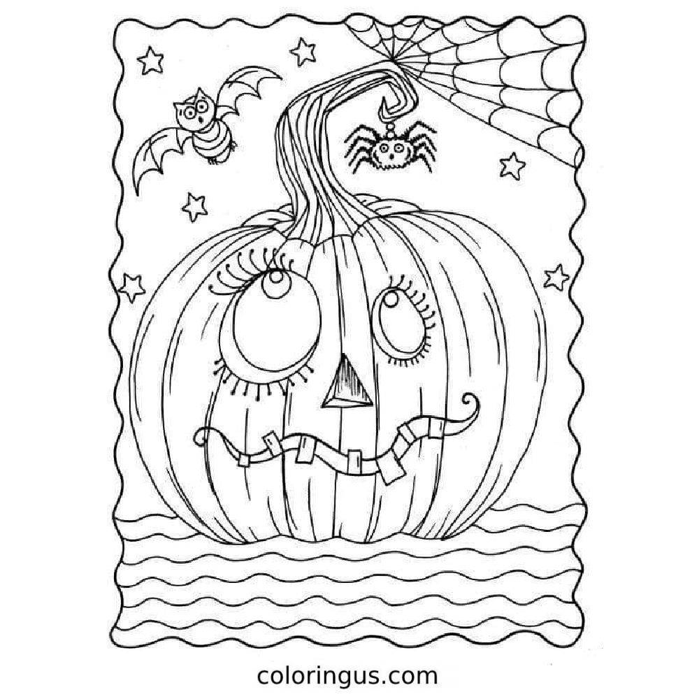 Halloween Coloring Pictures Free Printable - Free Printables Halloween Coloring Pages