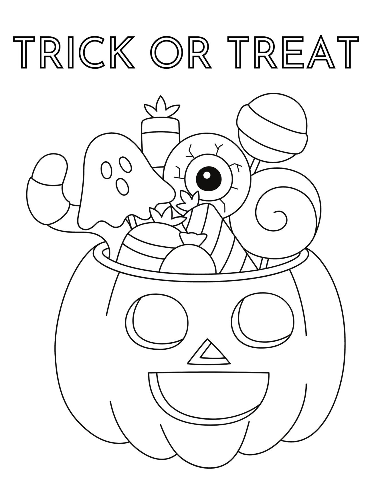Halloween Coloring Sheets For Kids Free - Free Printable Halloween Coloring Pages for Toddlers & Kids - The ...