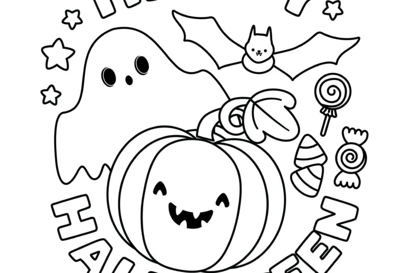Halloween Coloring Sheets For Kids Printable