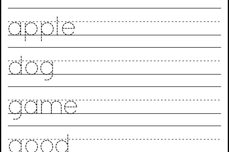 Handwriting Practice Sheets 1st Grade