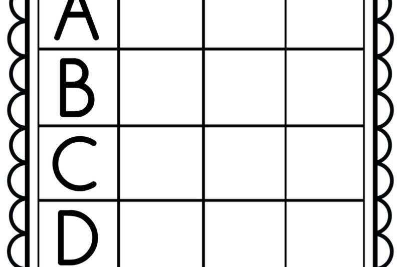 Handwriting Sheets For 4 Year Olds