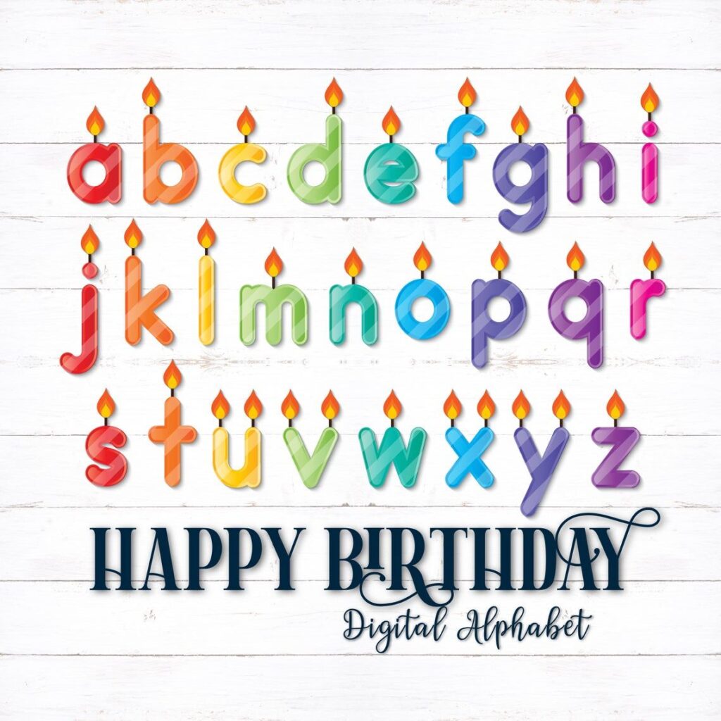 Happy Birthday Alphabet Letters Printable – Printable Board Games Happy Birthday Alphabet Letters Printable - Printable Board Games