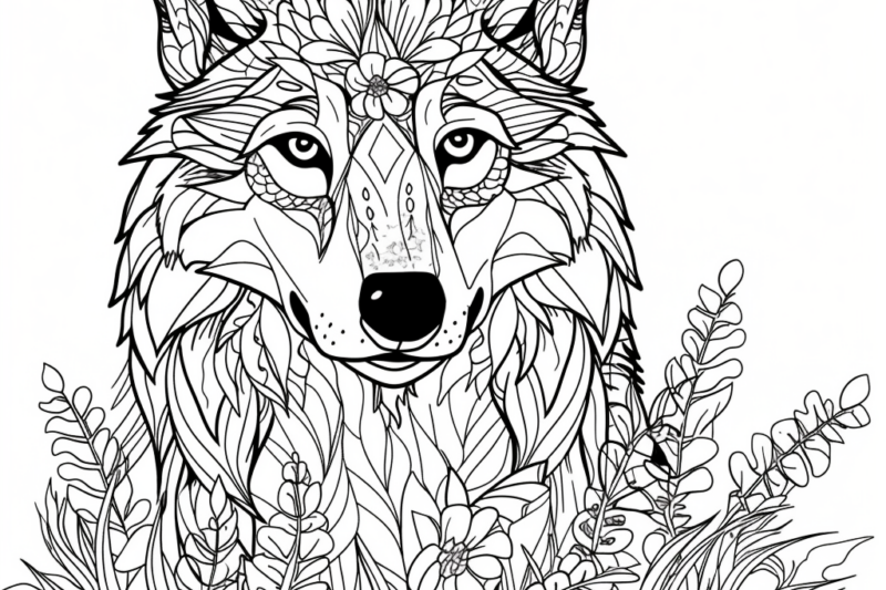 Hard Coloring Pages Of Animals