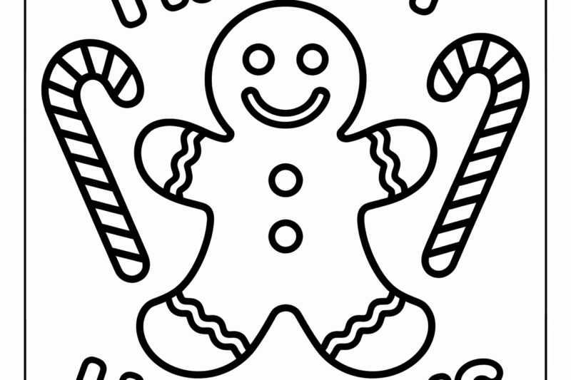 Holiday Coloring Pages For Kids