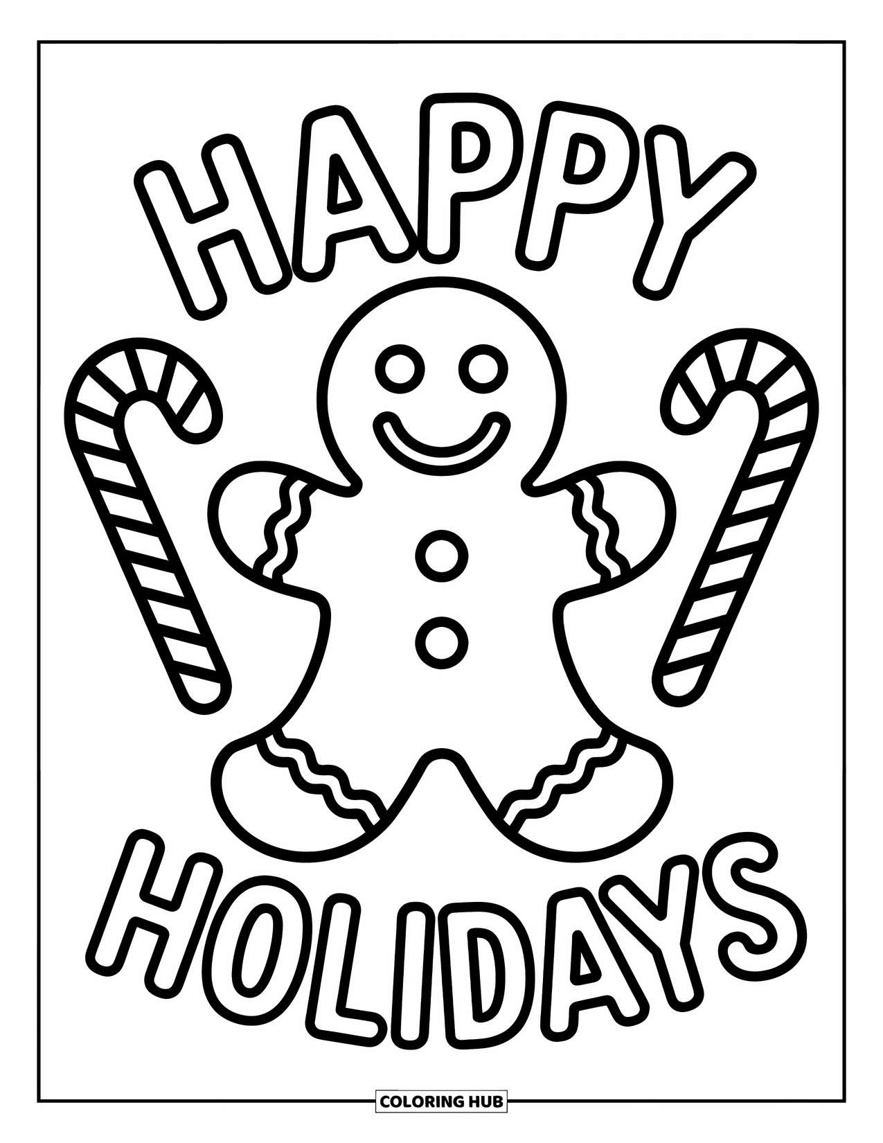 Holiday Coloring Pages For Kids - Free Coloring Pages For Kids Holidays