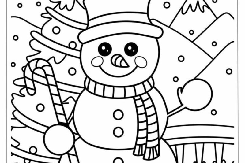 Holiday Coloring Pictures To Print